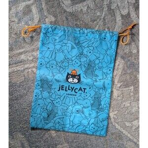 Jellycat London Blue Drawstring Dust Bag Fabric Gift Bag